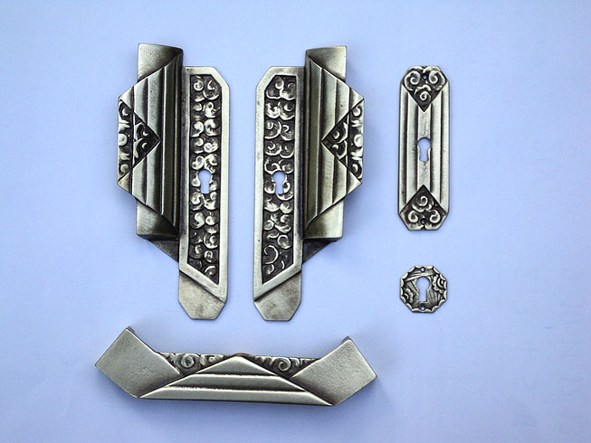 Metalni okovi za stilski namještaj - Art Deco - 01.